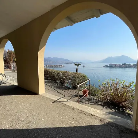 - Bilocale 2 - Vistabellaborromeoflat Vista Isola Bella Ed Isola Pescatore, Giardino, Spiaggia, Posto Auto Privati A Stresa *