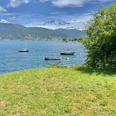 - Bilocale 2 - Vistabellaborromeoflat Vista Isola Bella Ed Isola Pescatore, Giardino, Spiaggia, Posto Auto Privati A Stresa *